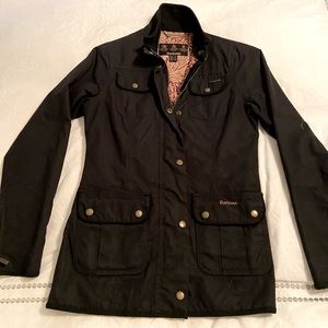 Barbour jacket, black, US 4